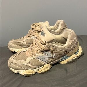 New Balance Taupe and Gray Athletic Shoes